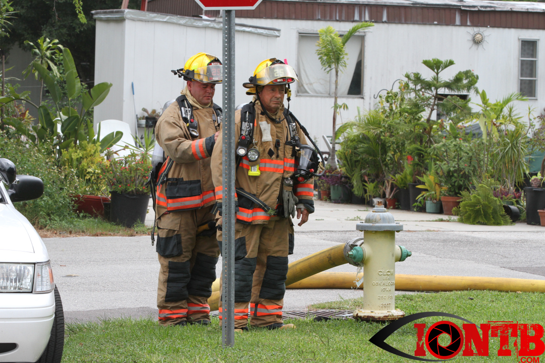 Structure fire at Pine Lane Mobile Home Park in St. Petersburg IONTB