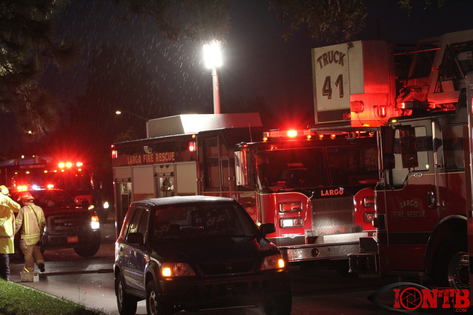 Extrication crash on Belcher Road in Largo IONTB