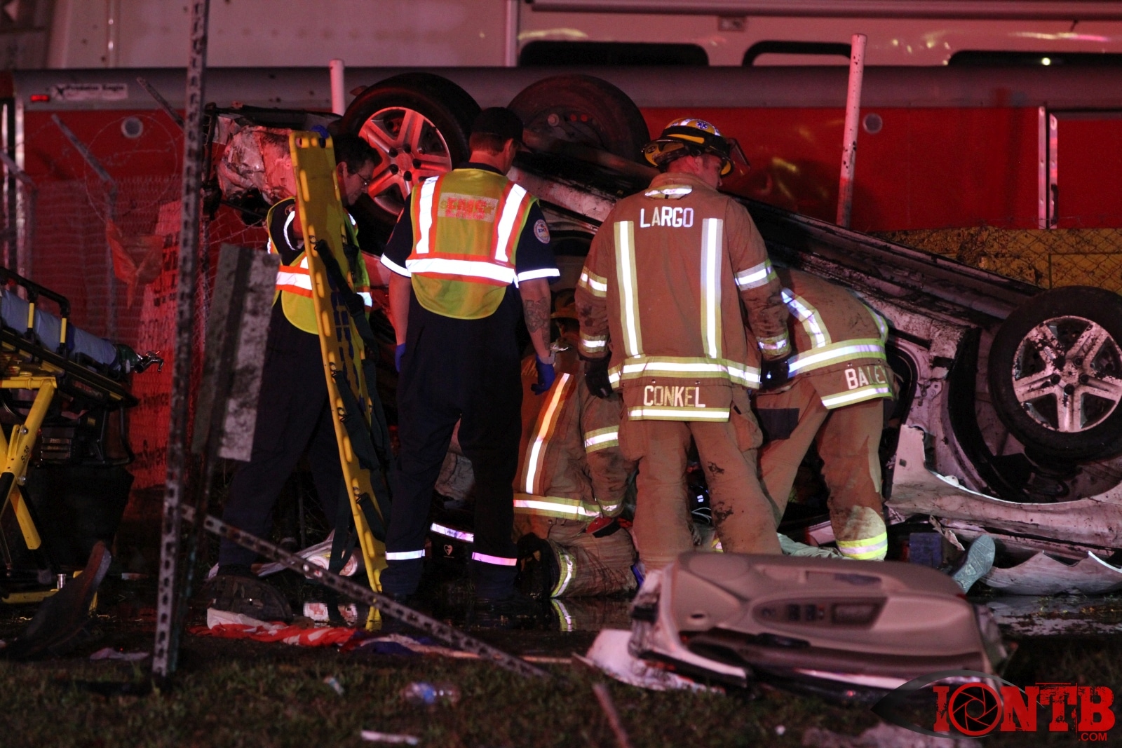 Fatality Involving an Overturned Vehicle on Starkey Road in Largo