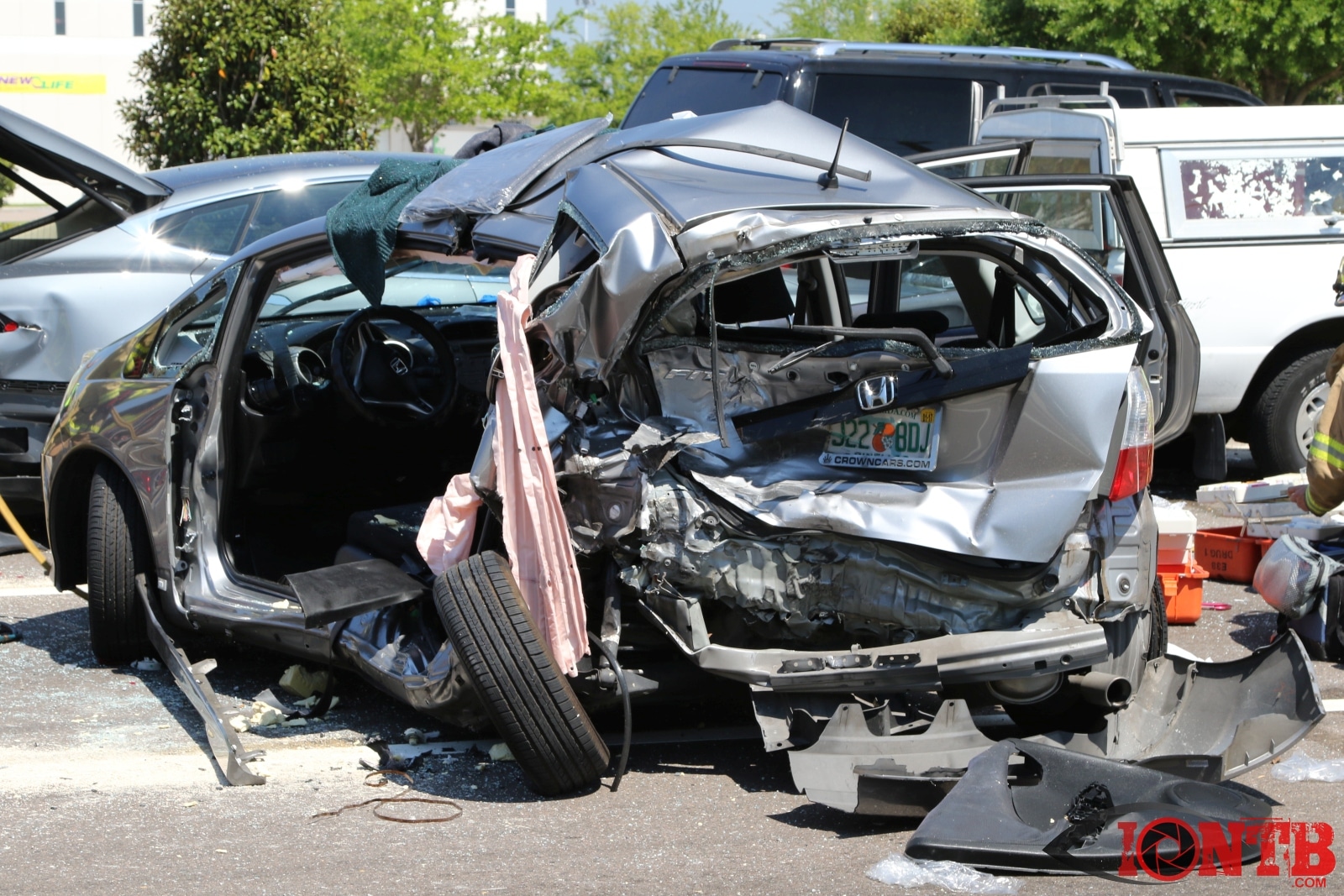One Injured in Extrication Crash This Afternoon on Bryan Dairy Road in Pinellas Park