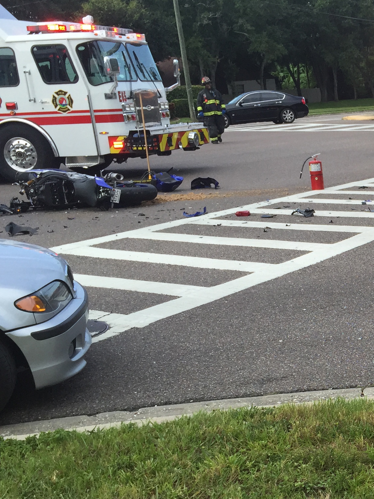 Motorcyclist Critically Injured In Clearwater Crash Tuesday Evening