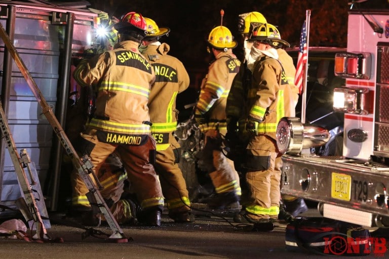 Three Injured in Rollover Crash on Starkey Road in Seminole