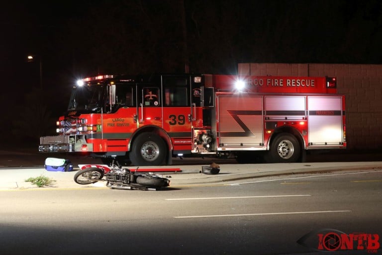 Motorcycle Crash Leaves Two Injured On Ulmerton Road Sunday Night