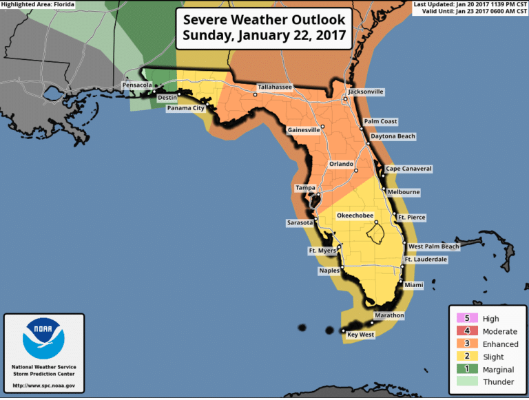 Severe Weather Possible with Sunday’s Arrival of a Strong Cold Front