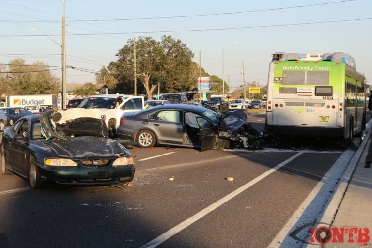 Serious Injury Crash Involving a PSTA Bus on Ulmerton Road in Largo