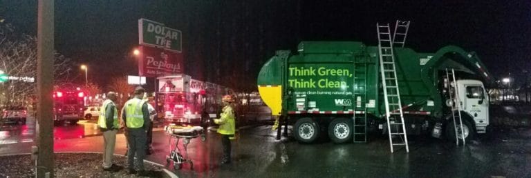 Rescuers Free Man from inside Tampa Garbage Truck