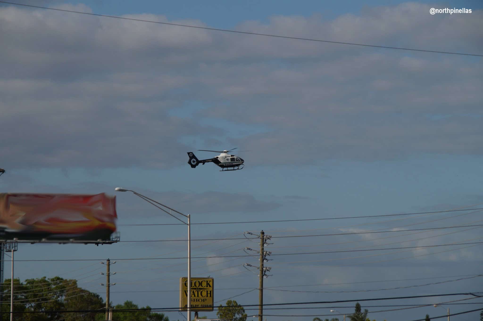 Palm Harbor Motorcyclist Injured in Crash on US19 North of Alderman