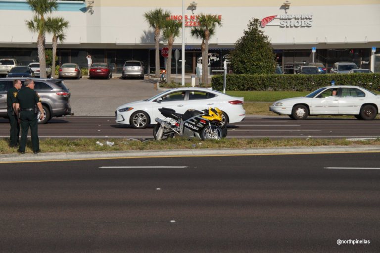 Palm Harbor: Motorcyclist Injured in Crash on US-19 North of Alderman Road