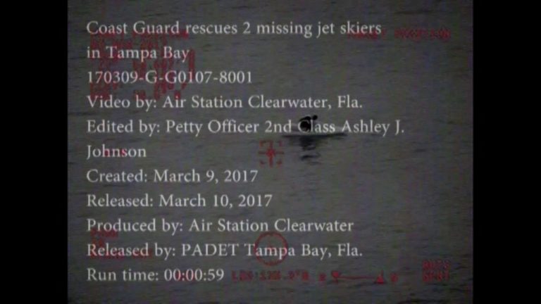 Coast Guard rescues jet skiers in Tampa Bay