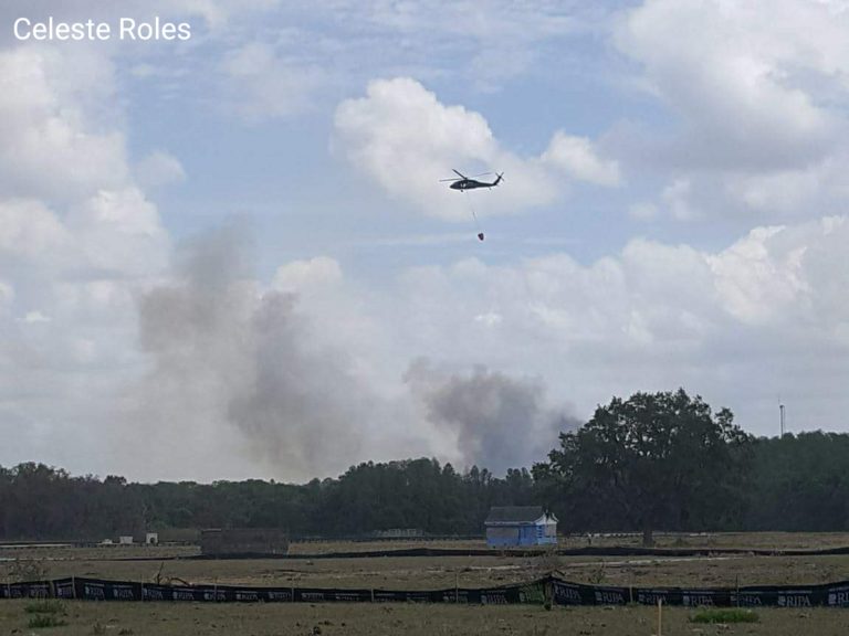 Crews Battling Brush Fire in Pasco County