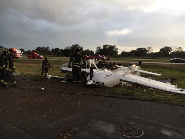 Occupant Extricated from Overturned Aircraft at Clearwater Air Park