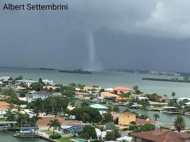 Crews Searching for Jet Skier After Seen In Vicinity of Dunedin Waterspout