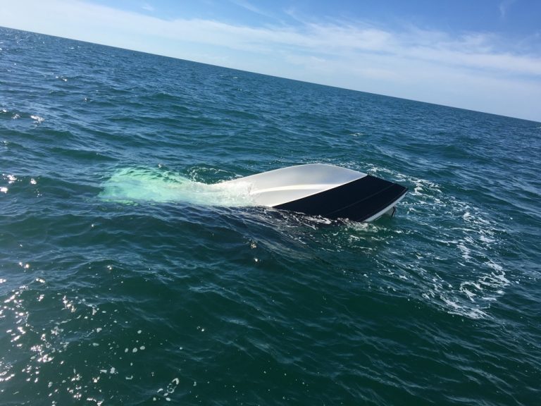 Pinellas Sheriff’s Office Marine Deputies Rescue Two Boaters After Their Boat Sank off Dunedin