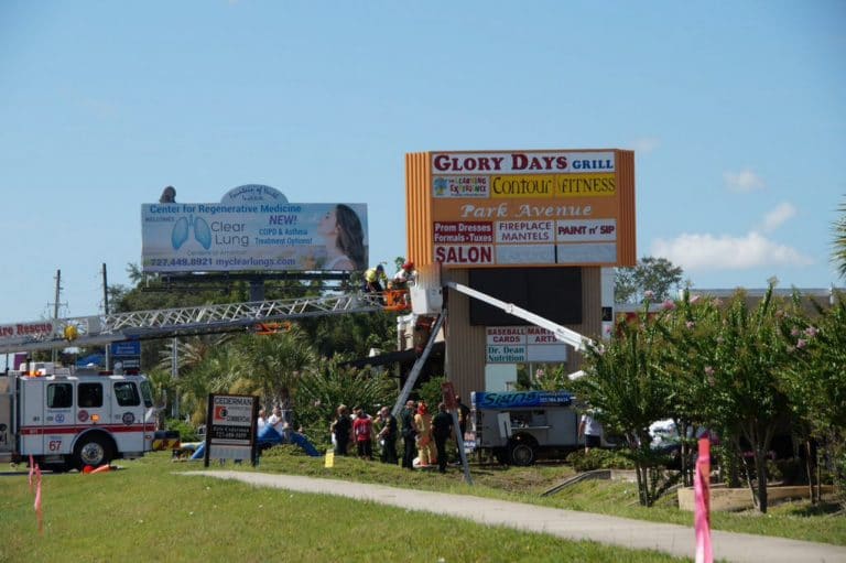 Worker Dies After Being Trapped While Working on a Corporate Sign in Palm Harbor