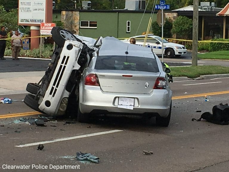 One Dead and One Critically Injured In Crash at Drew Street and Duncan Avenue in Clearwater