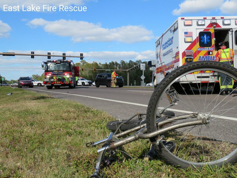Bicyclist Critically Injured in Crash at East Lake Rd and Keystone Rd
