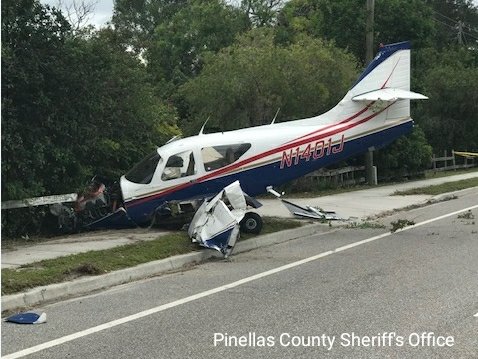 Preliminary Crash Report on Plane that Crash Landed on Keene Road