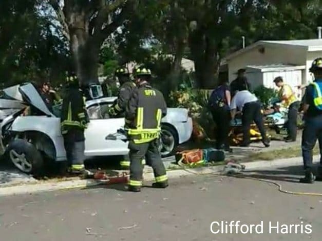 Serious Injury Crash Involving a Stolen Vehicle in St. Petersburg