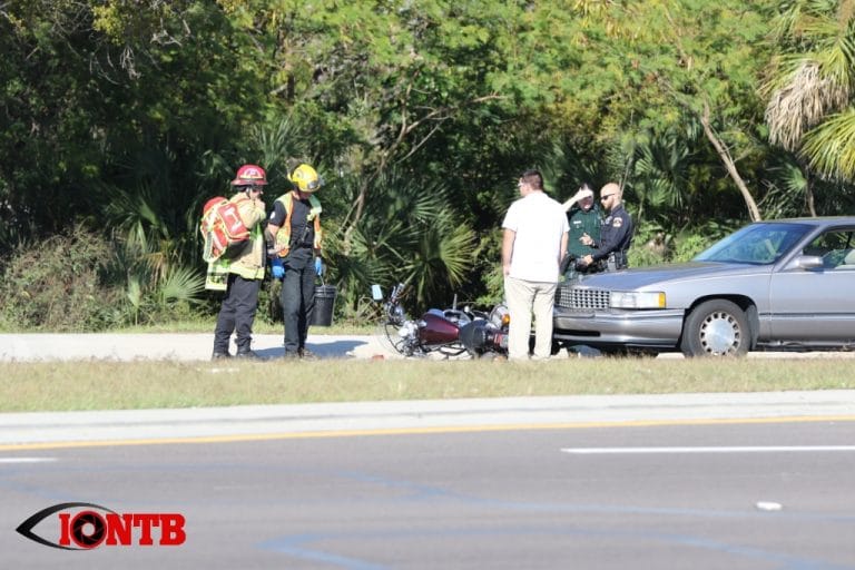 Lane Blockage on Ulmerton Road Due to Motorcycle Crash