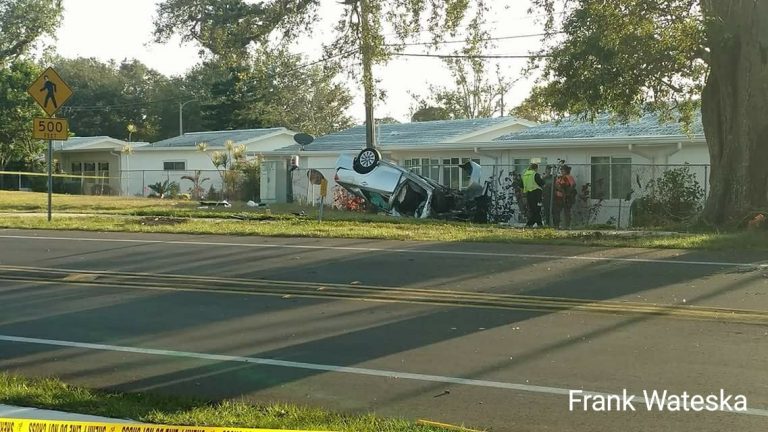 Largo Woman Injured in Seminole Rollover Crash