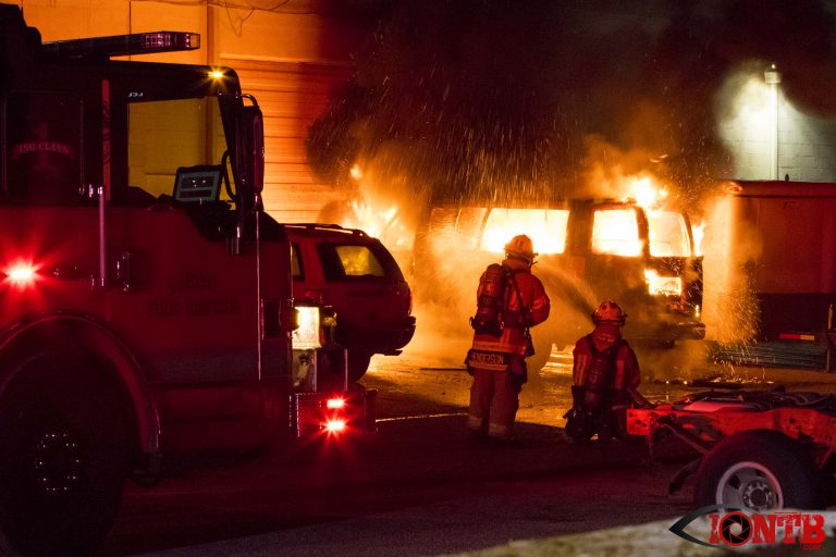 Firefighters Extinguish Fire That Engulfed Van in Largo Wednesday Evening