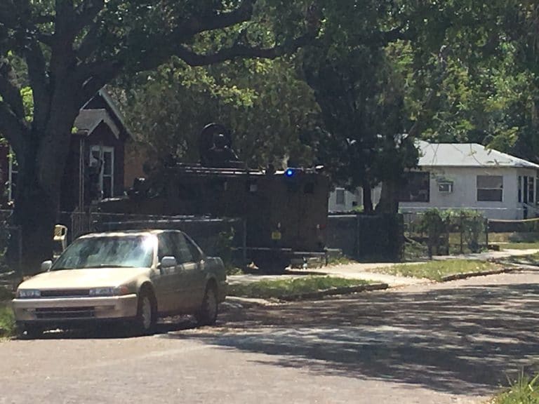 SWAT Investigating Body Found in Shed Behind Home Off 16th Ave S in St. Petersburg