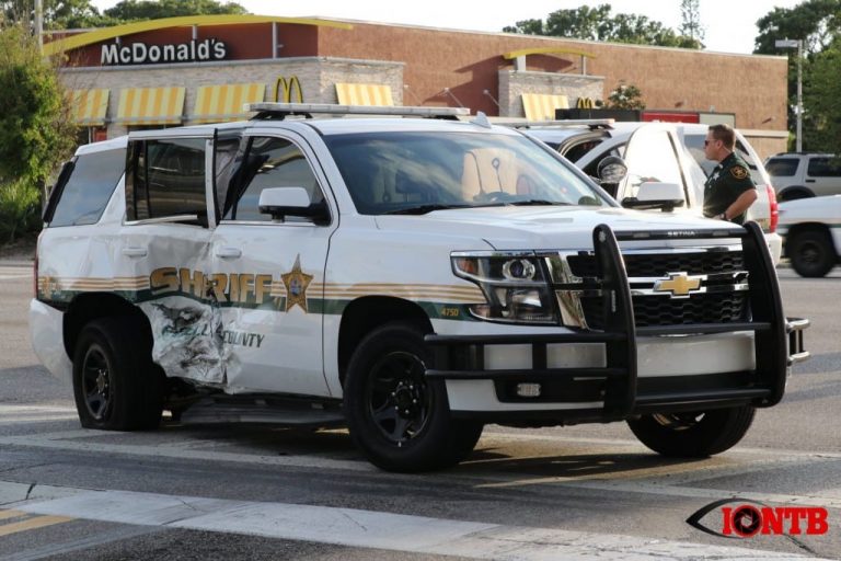 Two Injured in Deputy Involved Crash This Evening in Largo