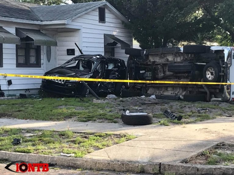 Woman Injured in Rollover Injury Crash After Jeep Hits St. Petersburg Home