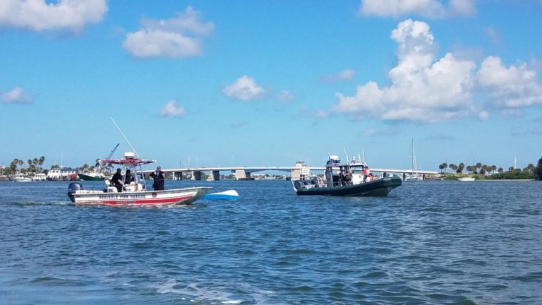 Off-Duty Coast Guard Helicopter Pilot Rescues Two People from Overturned Vessel in Madeira Beach