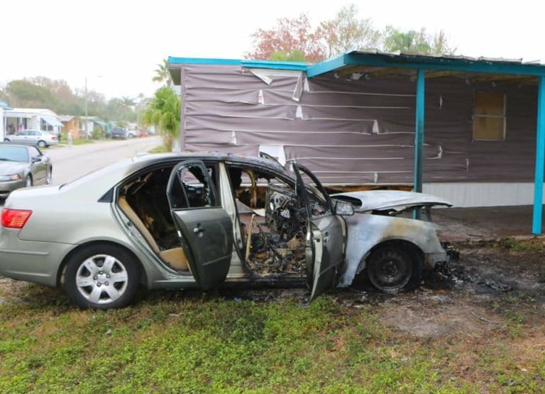 Police Say Romantic Relationship Turned Bad Sent Lakeland Man to Largo to Burn a Vehicle