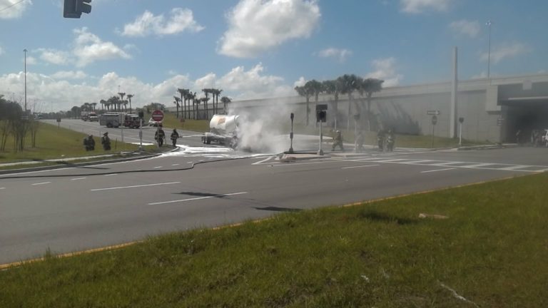 I-75 Shutdown Due   to Natural Gas Fueled Tanker Truck Fire