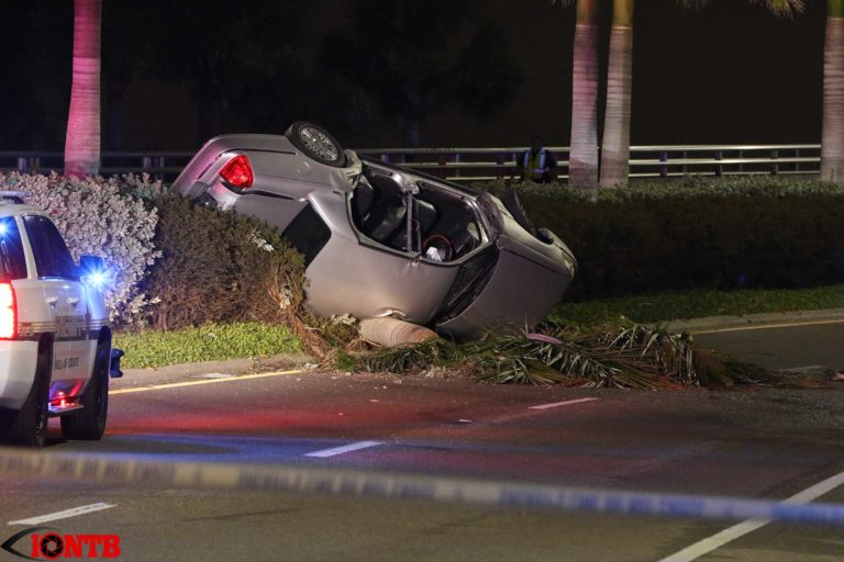 Man Dies Following Rollover Crash on the Indian Rocks Causeway Bridge