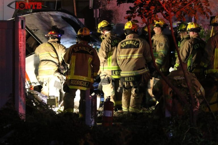 Two Injured After Their Vehicle Crashes Into a House in Unincorporated Largo, Homeowner Not Injured