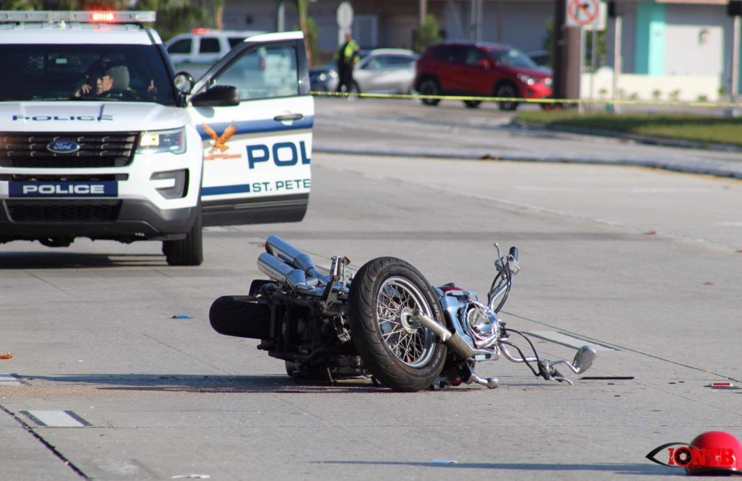 Woman Seriously Injured After Her Motorcycle Collided with a Car in St