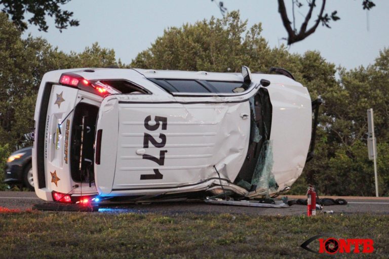 Pinellas Deputy Injured in Rollover Crash in Tierra Verde