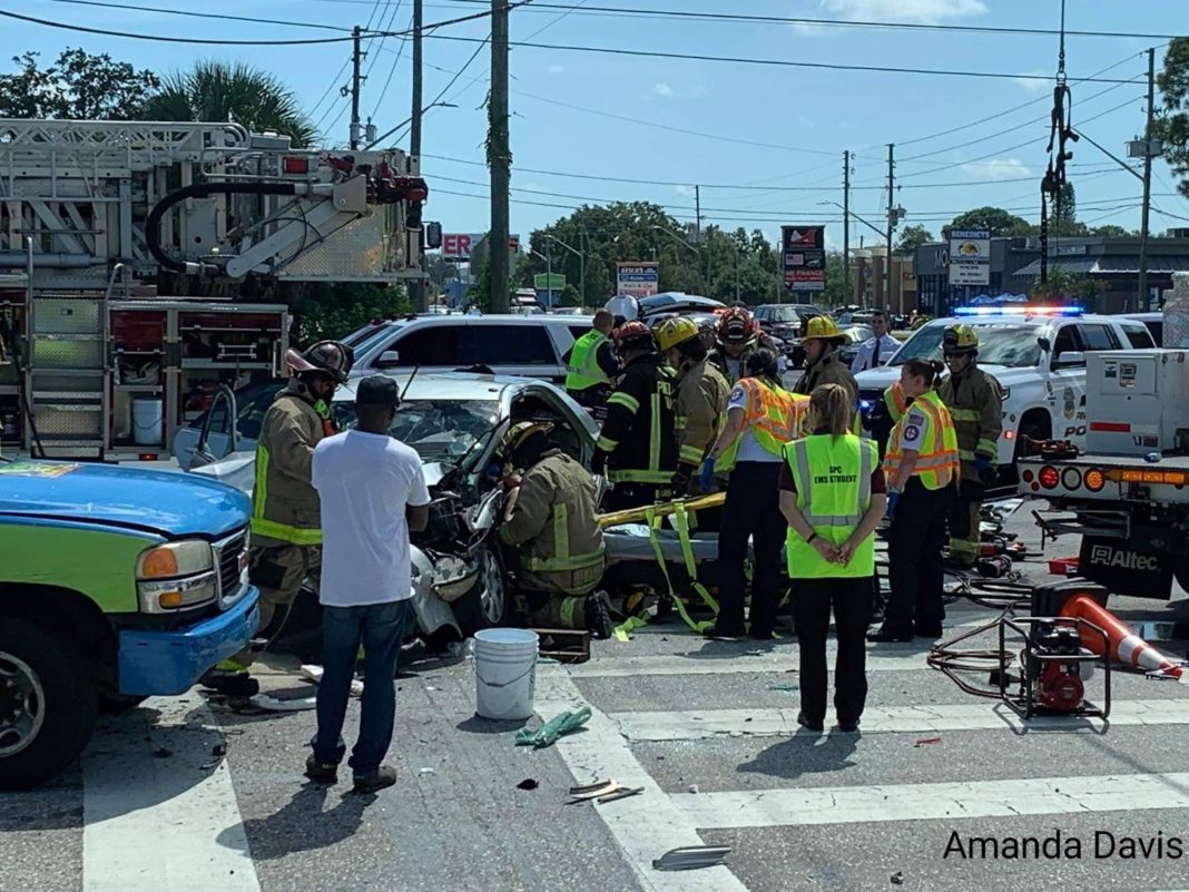 Multiple Injuries Following Crash at Belcher Road and Park Blvd IONTB