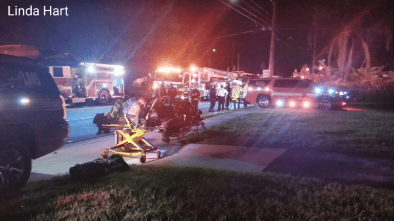 Firefighters battle structure fire at home in Clearwater