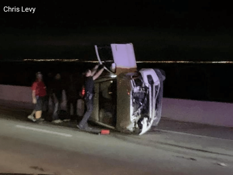 Rollover crash on Howard Frankland Bridge kills Pinellas Park man