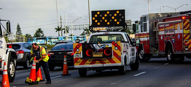 Car strikes Road Ranger’s vehicle following crash on I-275 in Hillsborough County