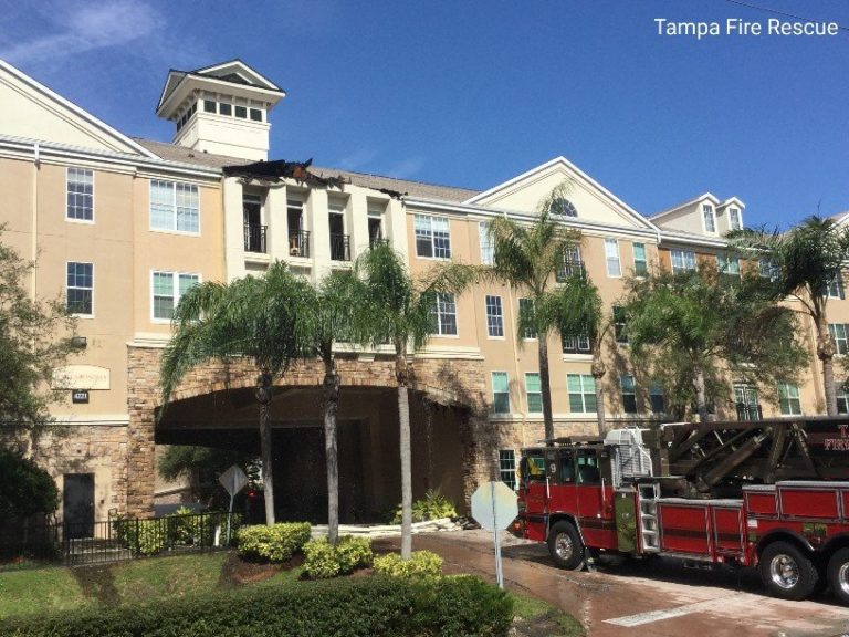 Tampa Fire Rescue responds to two-alarm fire at West Shore condos