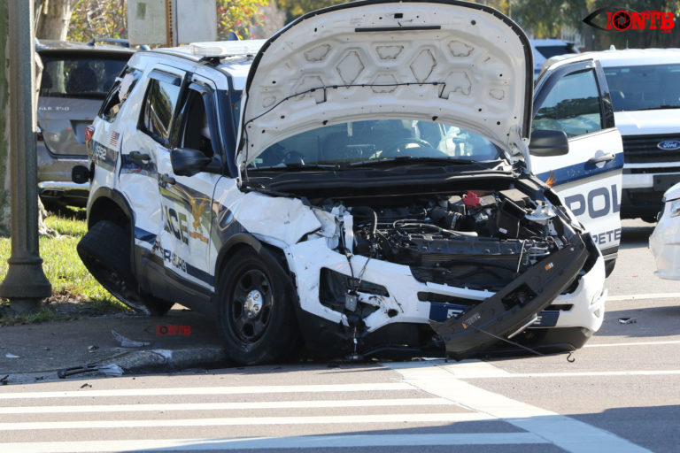 Two injured in officer involved crash in St. Petersburg