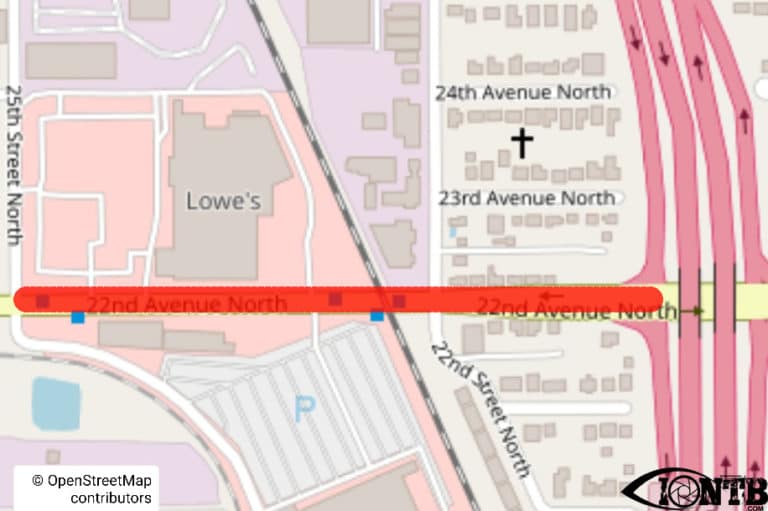 CSX railroad crossing repair closes part of  22nd Avenue N in St. Petersburg starting Monday morning