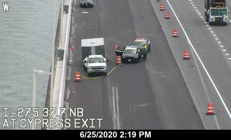 Driver arrested following fatal hit and run crash on the Howard Frankland Bridge