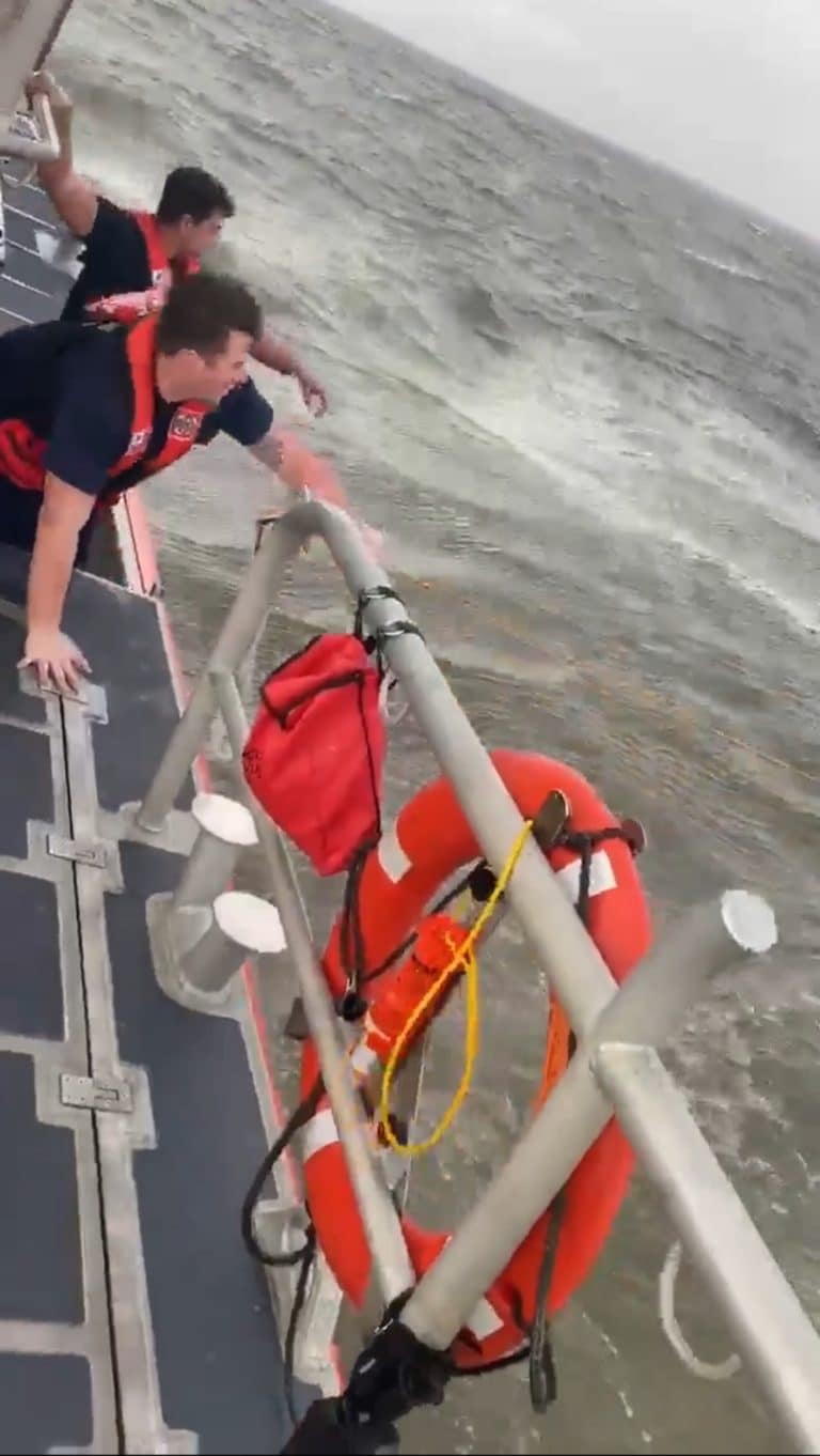 Coast Guard rescues seven people from capsized boat in Tampa Bay