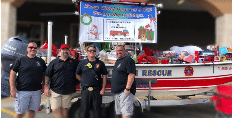 Stop by Walmart on Saturday to help Seminole Firefighters Local 2896 “Fill the Boat” collecting toys for children