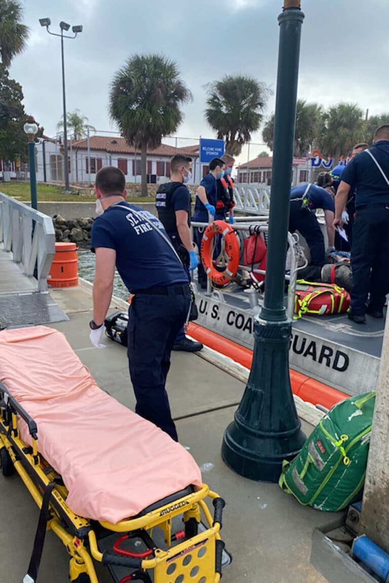 Coast Guard rescues boaters after collision in Tampa Bay