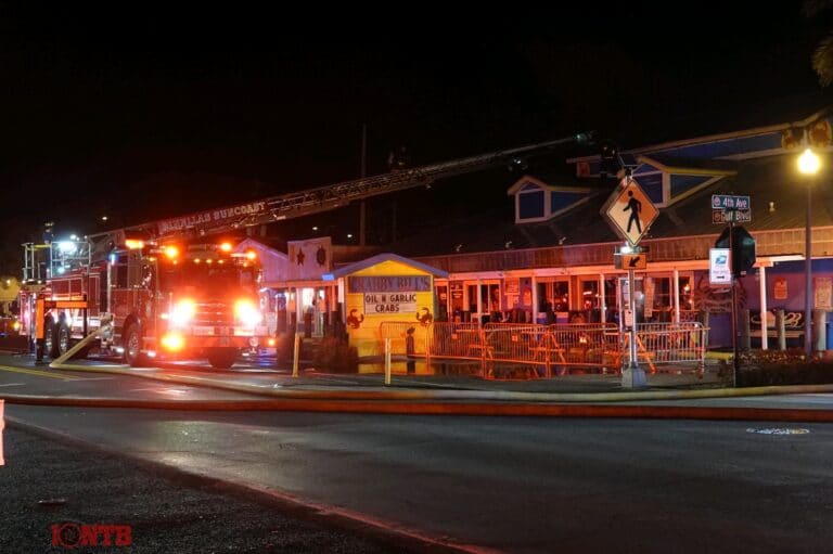 Firefighters extinguish fire at Crabby Bill’s on Indian Rocks Beach