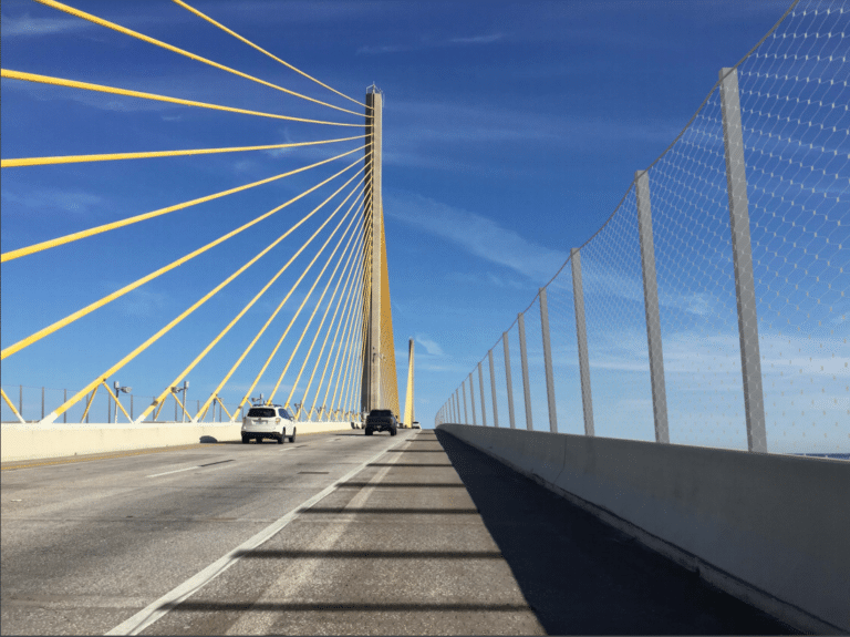 Teen survives jump from the Skyway Bridge as delays continue on the suicide barrier construction project