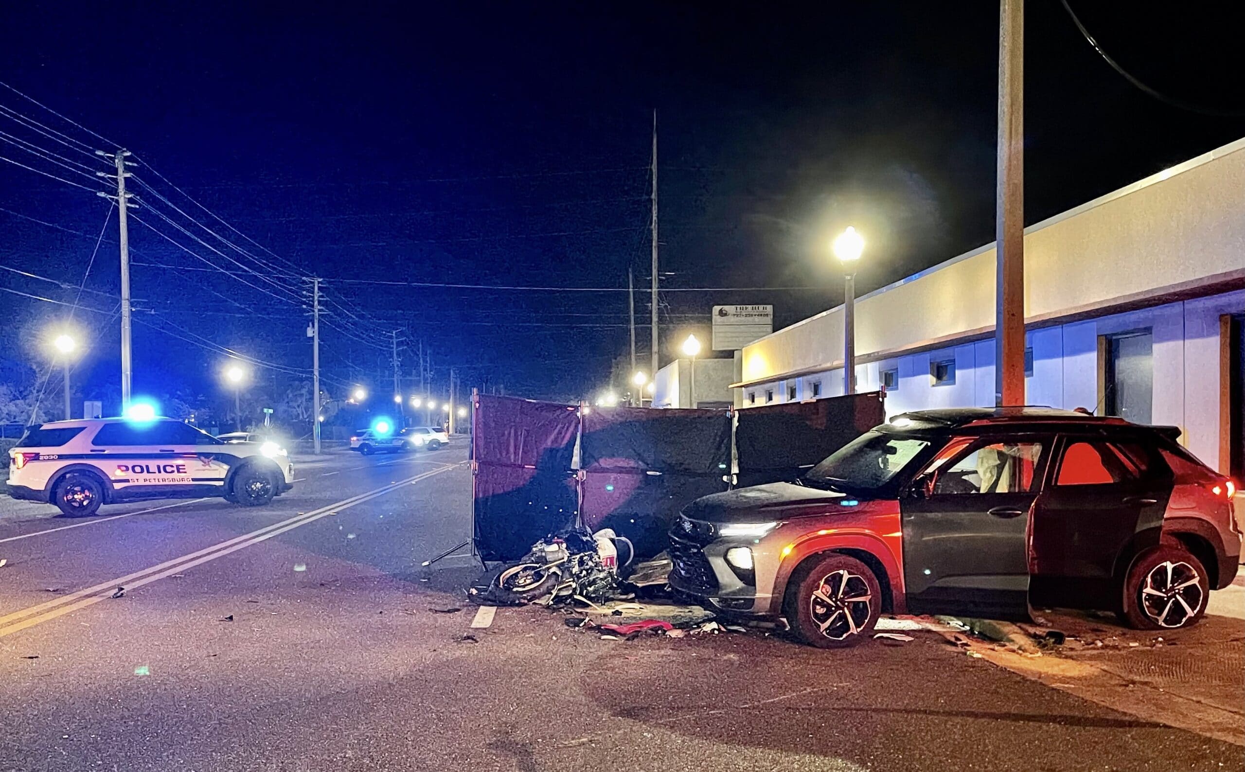 Two dead, one critically injured following motorcycle involved crash in