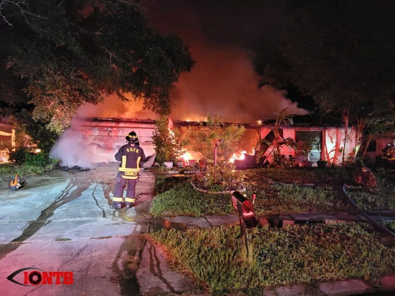 Firefighters battle structure fire involving home in Seminole